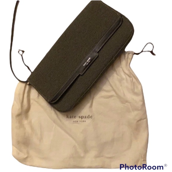 RARE KATE SPADE VINTAGE SIGNATURE BIRDSEYE FABRIC SHOULDER BAG COLLECTORS ITEM - Picture 12 of 13